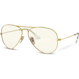 Ray-Ban Aviator Clear Evolve - Arista Goud/Montuur Grijs Glazen