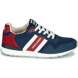 Jack & Jones Zapatillas deportivas bajas 'Stellar' azul oscuro rojo blanco