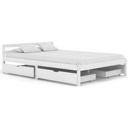vidaXL Bed Frame with 4 Drawers 60cm