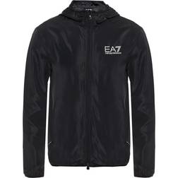 Emporio Armani Train Core ID Hooded Light Bomber Jacket - Black