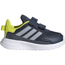 Adidas Tensaur Shoes Crew - Navy/Halo Silver/Acid Yellow