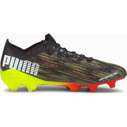 Puma Ultra 1.2 FG/AG W - Black/White/Yellow Alert