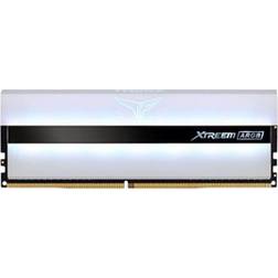 TeamGroup Mémoire RAM T-Force Xtreem TF13D416G3200HC16CDC01 16Go DDR4 3200MHz CL16 Blanc