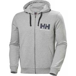 Helly Hansen HH Logo Full Zip Hoodie - Grey Melange