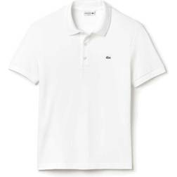 Lacoste Petit Piqué Slim Fit Stretch Polo Shirt - White