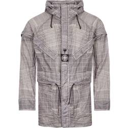 Stone Island Reflective Grid Parka - Blue Grey