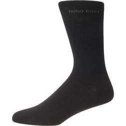 HUGO BOSS Block Stripe Socks 2-pack - Black