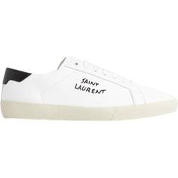 Saint Laurent Court Classic - White/Black