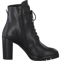 Tamaris Leather Bootie - Black