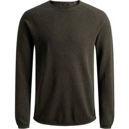 Jack & Jones Pullover 'Hill Marino/Verde Sfumato/Bianco