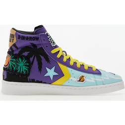 Converse x Chinatown Market Lakers Championship Jacket - Prism Violet/Poolside/Aurora Yellow