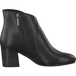 Tamaris Leather Bootie - Black