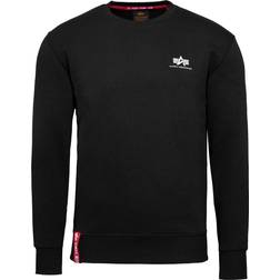 Alpha Industries Basic Sweater Small Logo - Noir