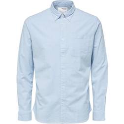 Selected SLHREGRICK-Ox Flex Shirt - Bleu