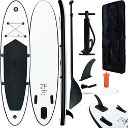 vidaXL Stand Up Paddleboardset opblaasbaar groen en wit