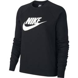 Nike Essential Hybrid Crewneck - Black/White
