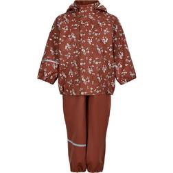 CeLaVi PU Rain Set Flowers - Redwood (310235-4519)