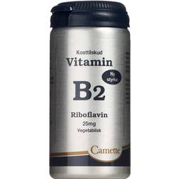 Camette Vitamin B2 Riboflavin 25mg 90 stk