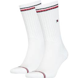 Tommy Hilfiger Crew Iconic Socks 2-pack - White