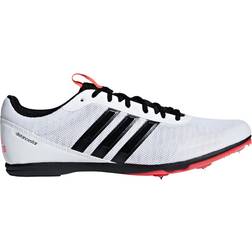 adidas Distancestar Spikes M - Ftwr White/Core Black/Shock Red