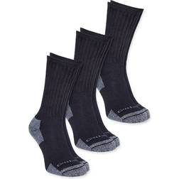 Carhartt All Season Cotton Crew Sock 3-Pack - Black