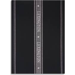 Lexington Icons Jacquard Star Kökshandduk Svart (70x50cm)