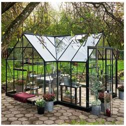 Halls Greenhouses Orangeri 12.9 m² Hærdet glas