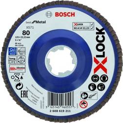 Bosch Lamellihiomalaikka X-LOCK Ø125 mm P80