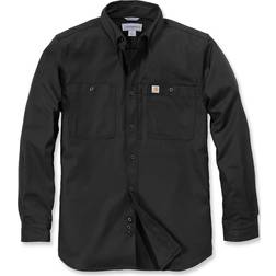 Carhartt Rugged Professional Work Camisa de Manga - Negro