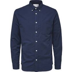 Selected Rick Flex Shirt - Marine