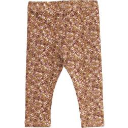 Wheat Baby Jersey Leggings - Caramel Flowers