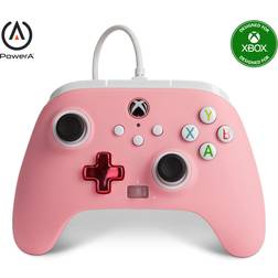 PowerA Manette filaire améliorée Xbox pour Xbox Séries X/S Rose