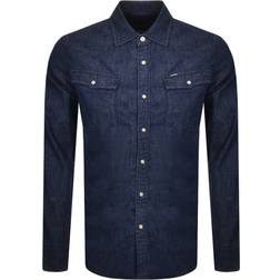 G-Star 3301 Slim Long Sleeved Shirt - Rinsed