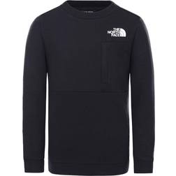 The North Face Boy's Slacker Crew Neck Sweatshirt - Black/White (KY41)