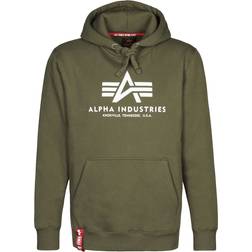 Alpha Industries Basic Hoodie - Green/White