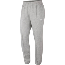 NIKE Women's Sportswear Essential Fleece Pants - Dark Grey Heather/White