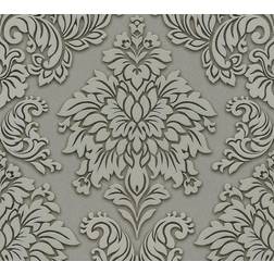 Living Walls Carta da parati Metropolitan Stories Lizzy London in Beige Grigio Metalizzato