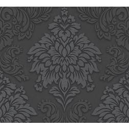 Living Walls Papier peint Metropolitan Stories Lizzy London in Grau Metallic Schwarz 368984