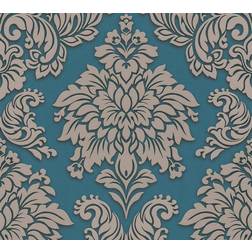 Living Walls Papier peint Metropolitan Stories Lizzy London in Beige Blau Metallic 368985