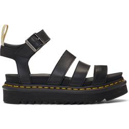 Dr. Martens Blaire Black Vegan Sandals - Musta