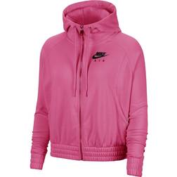 Nike Nsw Air Hoodie Fz Bb Flc - Pink/Black