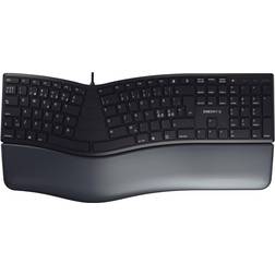 Cherry KC 4500 ERGO USB QWERTY Nórdico Negro