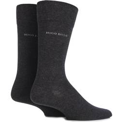 HUGO BOSS Regular Length Socks 2-pack - Dark Grey