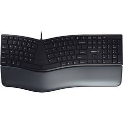 Cherry KC 4500 ERGO USB QWERTY Inglés del Reino Unido Negro