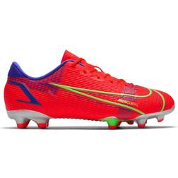 Nike Jr. Mercurial Vapor 14 Academy FG/MG - Bright Crimson/Indigo Burst/White/Metallic Silver