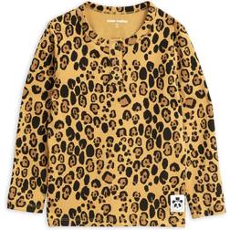 Mini Rodini Basic Leopard Grandpa Shirt - Beige (1000000413)