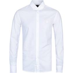 HUGO BOSS Mabsoot_1 Oxford Slim Fit Shirt - White