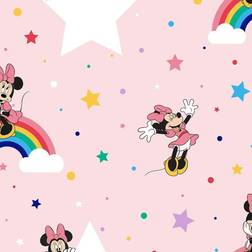 Kids at Home Papel pintado papel infantil minnie 2 rosa