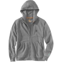 Carhartt Force Delmont Graphic Full Zip Hoodie - Asphalt Heather