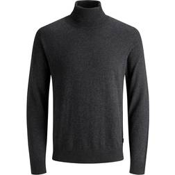 Jack & Jones Emil Knit Roll Neck Gris